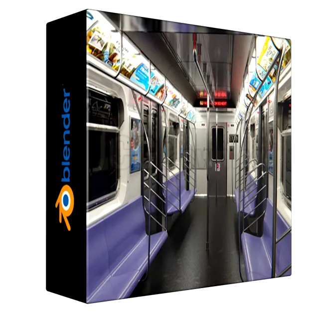 Blender Subway Interior Modeling