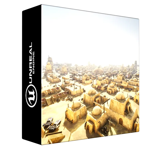 Desert Science Fiction City Modular Pack