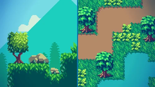 Create Stunning Pixel Art Tilesets for Games скачать