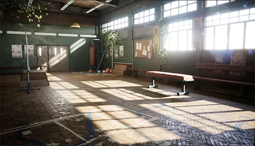 Highschool Gym 34 Assets скачать