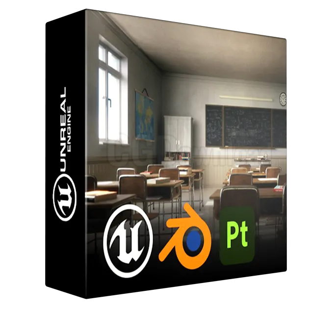 Unreal Engine 5, Blender - Creating a Classroom Environment