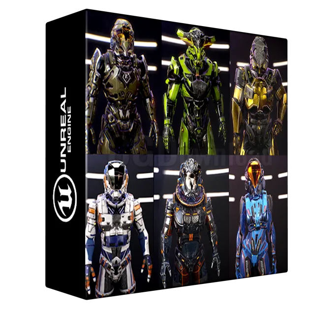 Sci-Fi Armors Full Pack