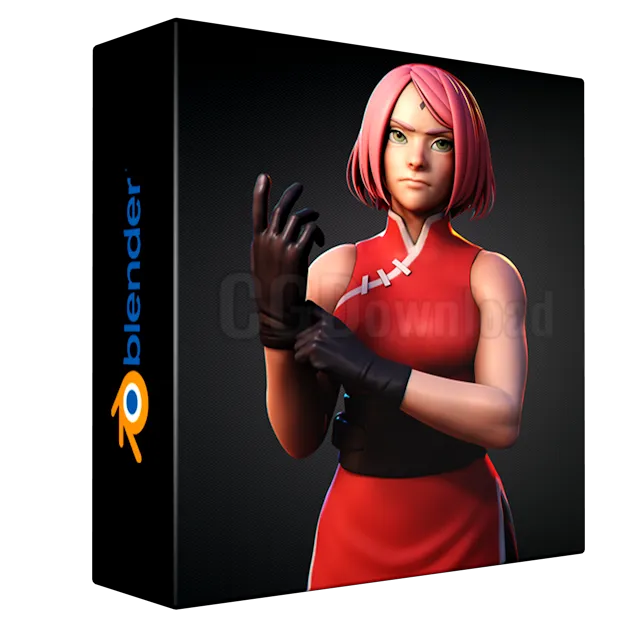 Sakura Haruno - Character Creation in Blender