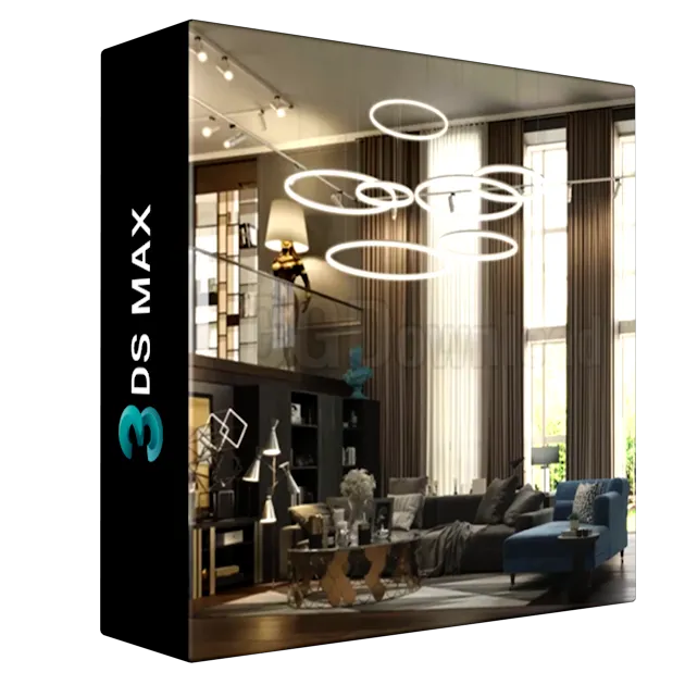 Creating Modern Interior Scene in 3ds Max and Corona Rendere