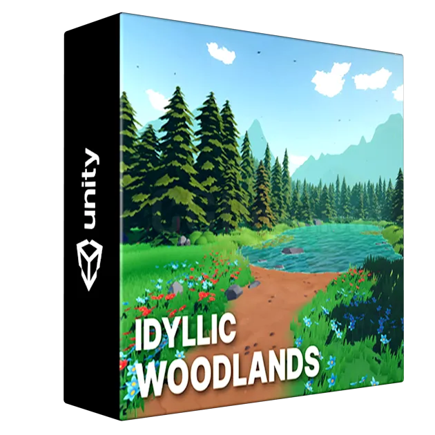 Idyllic Woodlands - Stylized Fantasy RPG Environment