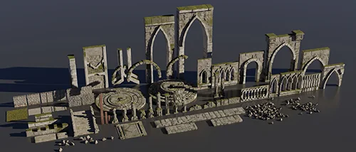 Medieval Fantasy Kitbash скачать