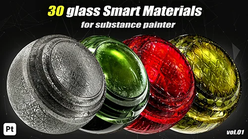 30 Glass Smart Materials For Substance Painter_vol01 скачать