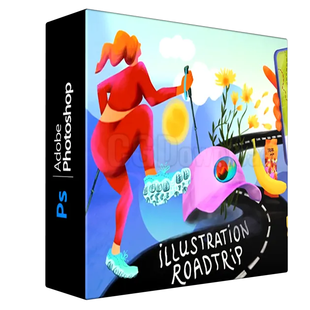 Illustration Roadtrip: Unlock Your Creative Confidence with Procreate & Adobe Photoshop