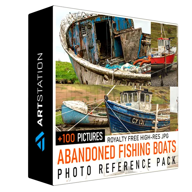 100+ Abandoned Fishing Boats - Photopack