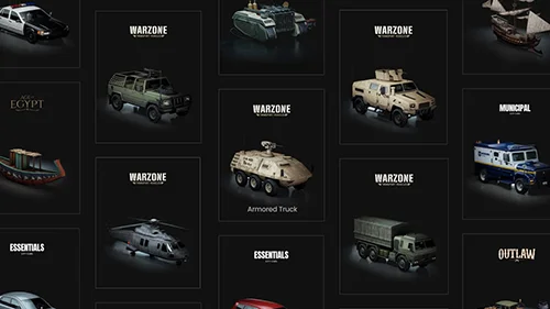 KitBash3D — Warzone Transport Vehicles скачать