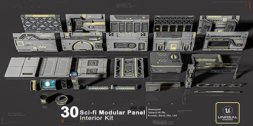 Sci-Fi Modular Panel Kit Vol -2 скачать