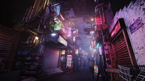 Cairo City Cyberpunk Streets скачать