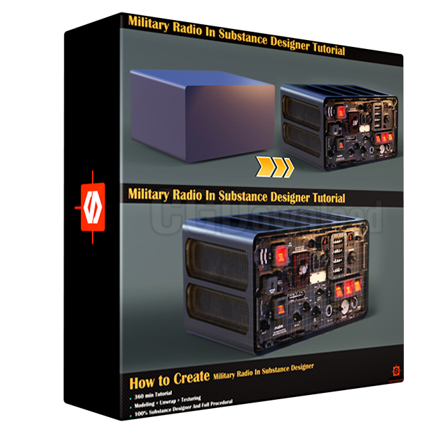 Procedural Radio Texture Creation in Substance Designer