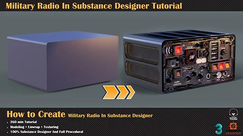 Procedural Radio Texture Creation in Substance Designer скачать