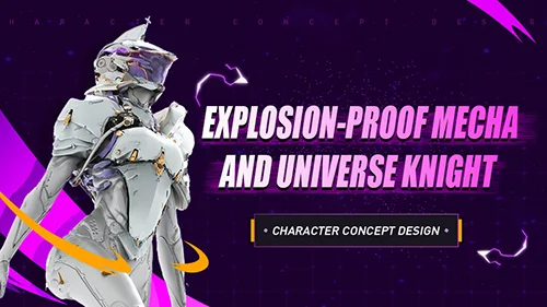 Character Concept Design Explosion-proof Mecha and Universe Knight скачать