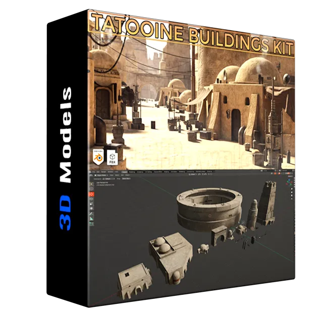 Tatooine Buildings Asset Pack