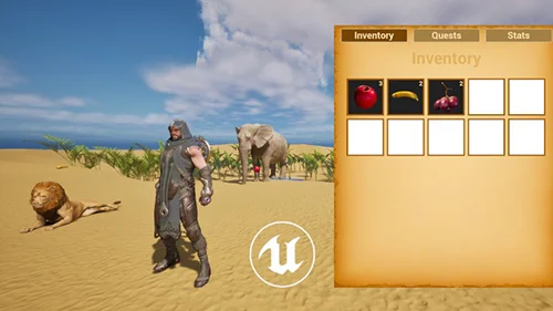 Unreal Engine 5 Blueprints Inventory, Quests and Char Stats скачать