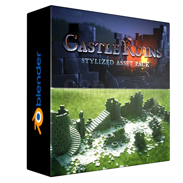 Stylized Castle Ruins Asset Pack