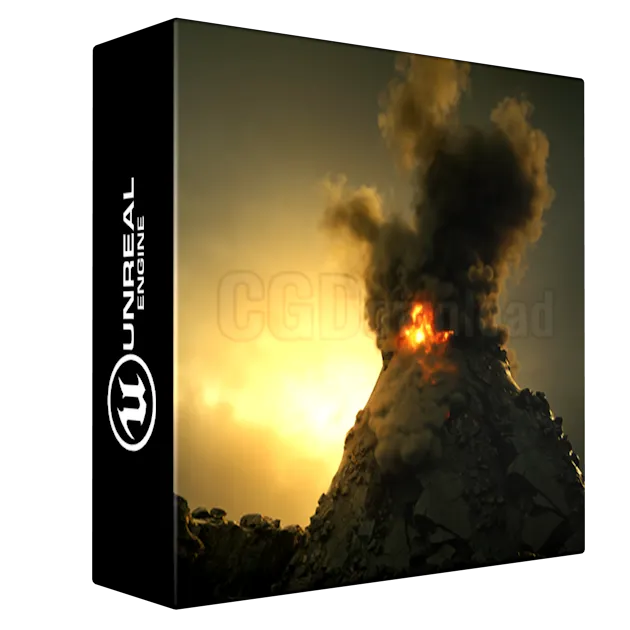 Volcano 3D VDB Pack