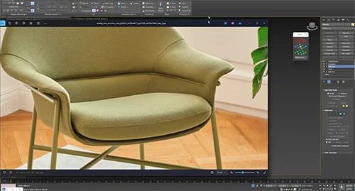 3D ArchViz Тutorial How to make a good chair from fabric скачать