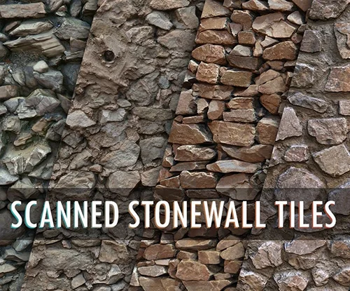 Photogrammetry Tile Textures - Stonewall Pack 01 скачать