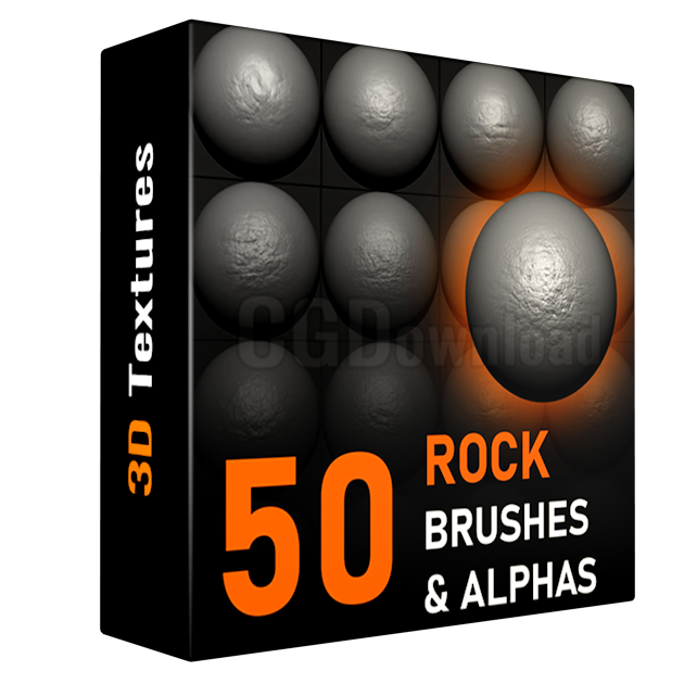 50 High Quality Rock Alphas & Brushes