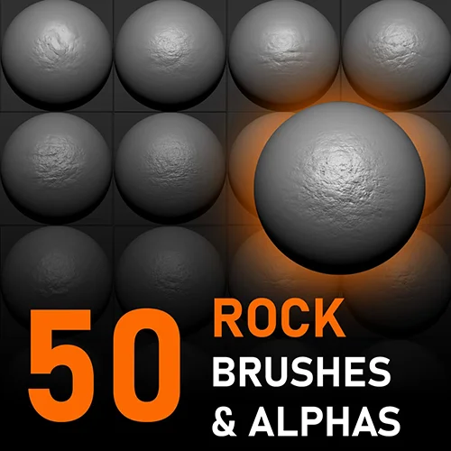 50 High Quality Rock Alphas & Brushes скачать