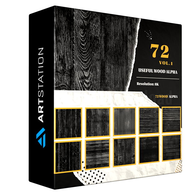 72 High Quality (8K) Useful Wood Stencil Imperfection vol.1