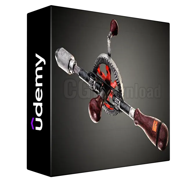 Complete Guide to Mid-Poly Modeling, Rendering A Hand Drill