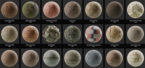 Adobe Substance 3D Assets - Concrete - Asphalt скачать
