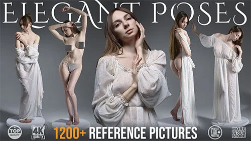 1200+ Elegant Female Poses скачать