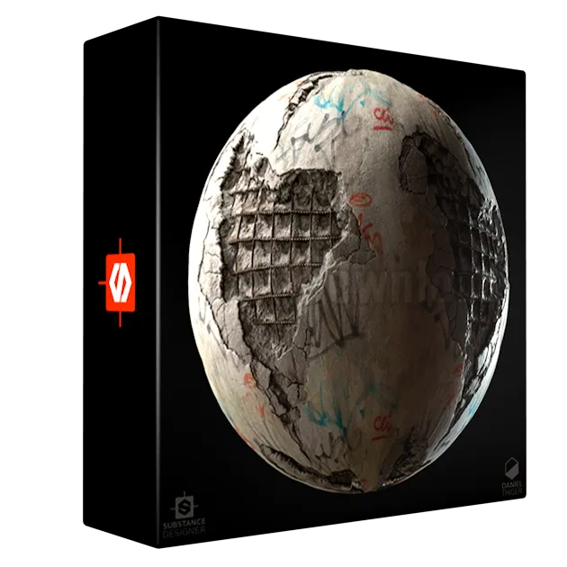 Damaged Plaster Wall | Substance Designer Tutorial