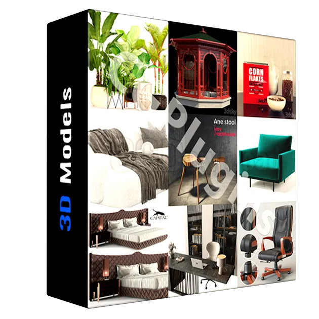 3DSky Pro 3D-Models Bundle 1 Июль 2025