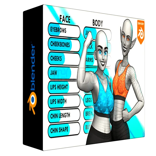 Customisable Female Basemesh
