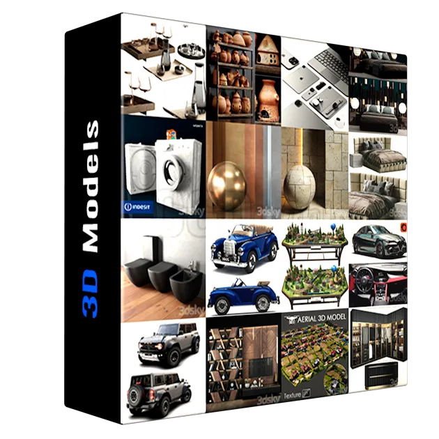 3DSky Pro 3D-Models Bundle 2 Июль 2025