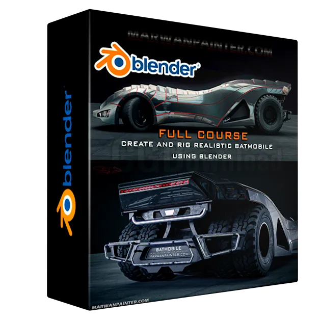 Blender Create and rig realistic Batmobile from A to Z