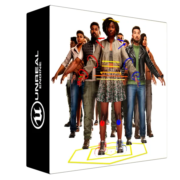 3D Scan Store - UE5 Rigged NPC Creator