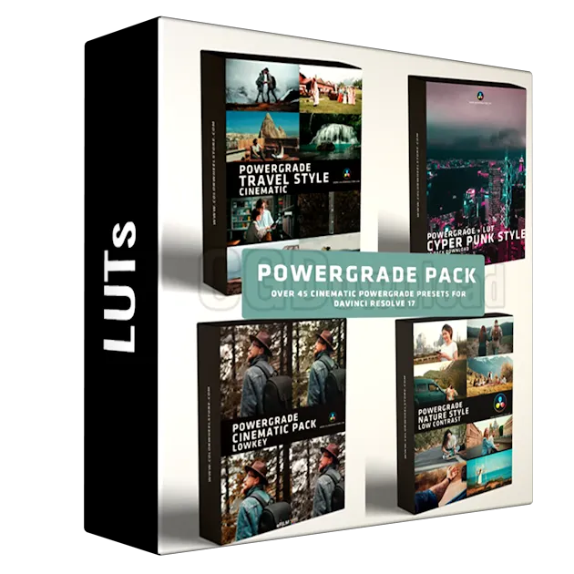 Colorwheelstore - Combo Powergrade for Davinci resolve