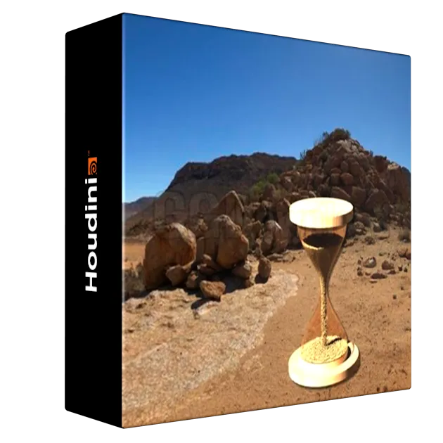 Houdini Sand Timer – Modeling, Sand Simulation & Rendering