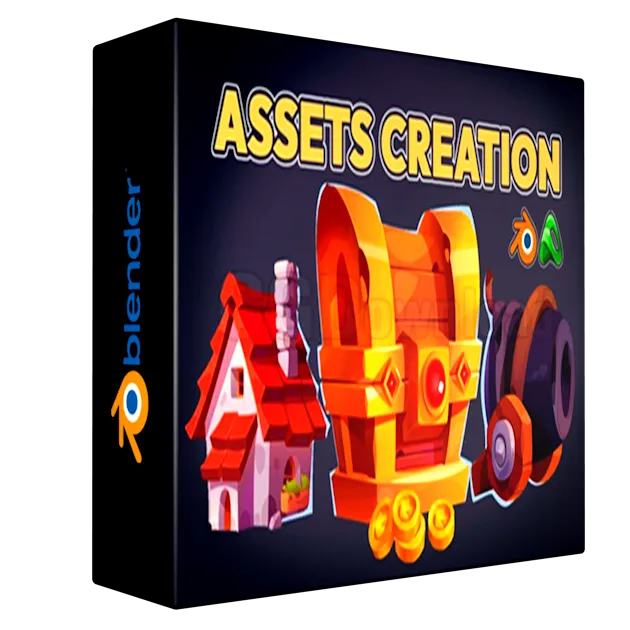 Game Asset Creation Modeling & Texture Painting in Blender