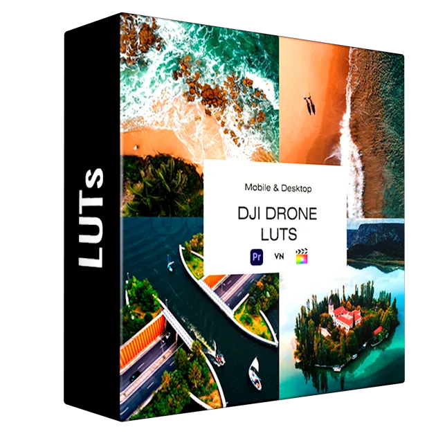 DJI Drone LUTs Color Grading For Video