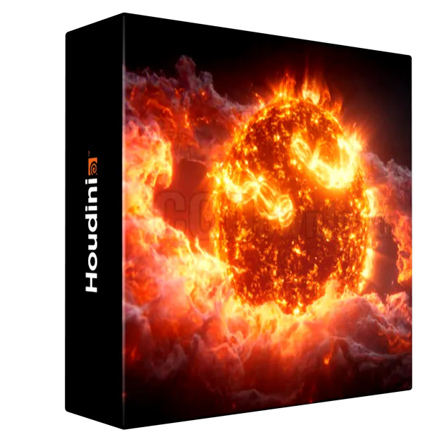 Solar Flares in Houdini & Nuke