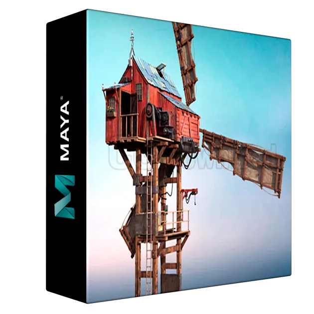 Wind Farm Real Time Autodesk Maya Substance 3D Painter 3D Tutorial