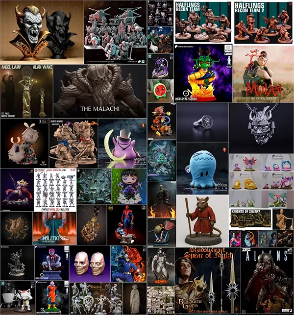 3D Print Models Bundle 2 Ноябрь 2025 скачать