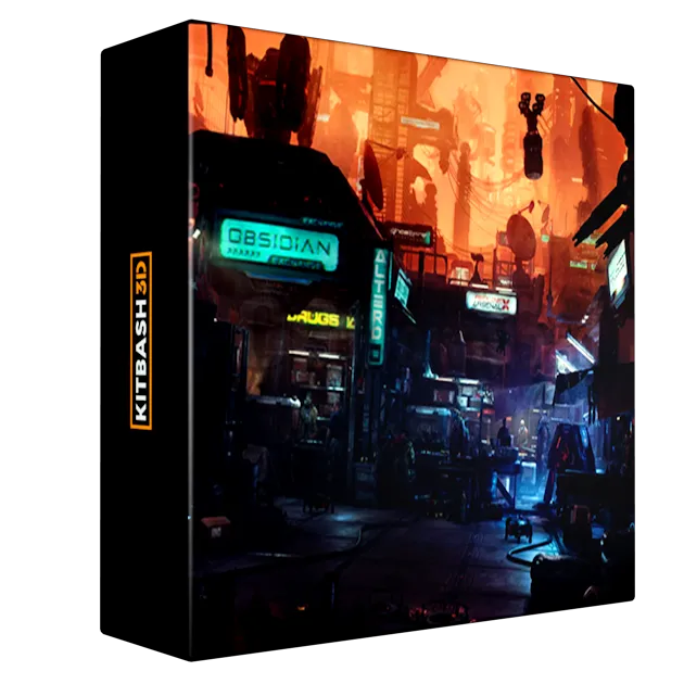 KitBash3D - Black Market