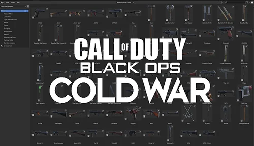 Call of Duty Black Ops Cold War Weapons Asset Library скачать