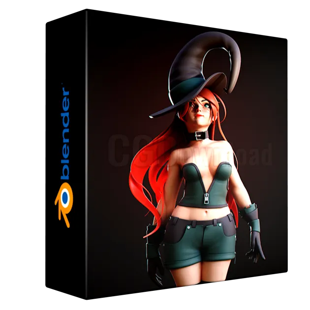 YanSculpts The Witch – Character Creation In Blender