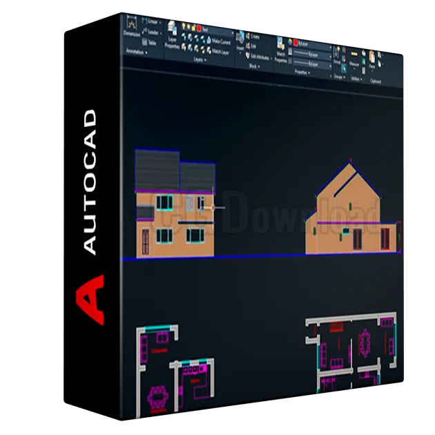Master Architectural Floor Plans & Elevations in AutoCAD