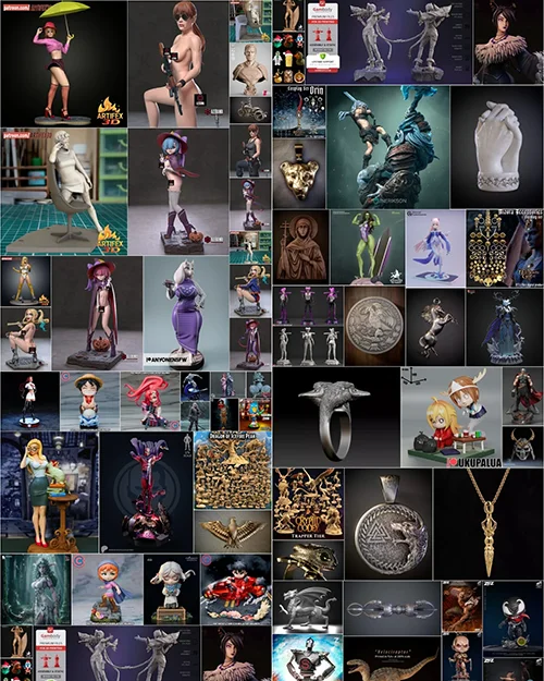 3D Print Models Bundle 1 Декабрь 2025 скачать