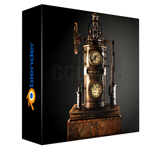 Artstation – Steampunk Engine – Tutorial Full Process